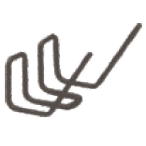 Imagen de MIXPLAST GRAPA ANGULAR EXTERIOR 3658-6 / 3658-8 (BOLSA 50 UNIDADES)