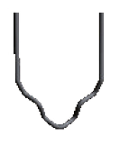 Imagen de MIXPLAST GRAPA FORMA V 0,8mm 3642-8 (BOLSA 100 UNIDADES)
