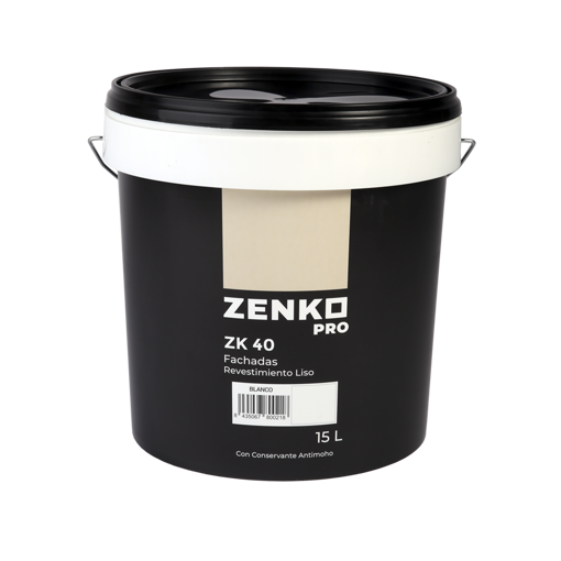 Imagen de REVESTIMIENTO LISO ELÁSTICO FACHADAS ZK40 ZENKO BLANCO