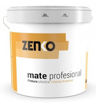 Imagen de PINTURA PLASTICA ZENKO MATE PROFESIONAL BLANCO